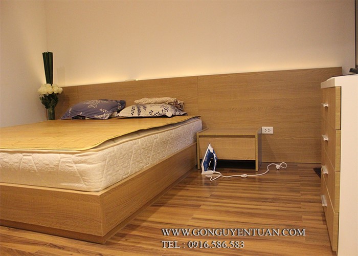 Thi công nội thất chung cư nhà chị Vinh - Hà Nội